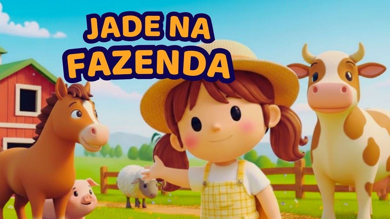 Quem são os Animais da Fazenda?  – Música Infantil Educativa | Turma da Jade