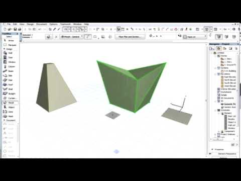 ArchiCAD 16 The MORPH Tool Introduction - YouTube