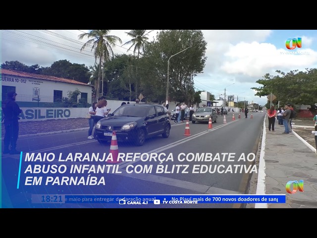 Maio Laranja reforça combate ao abuso infantil com blitz educativa em Parnaíba