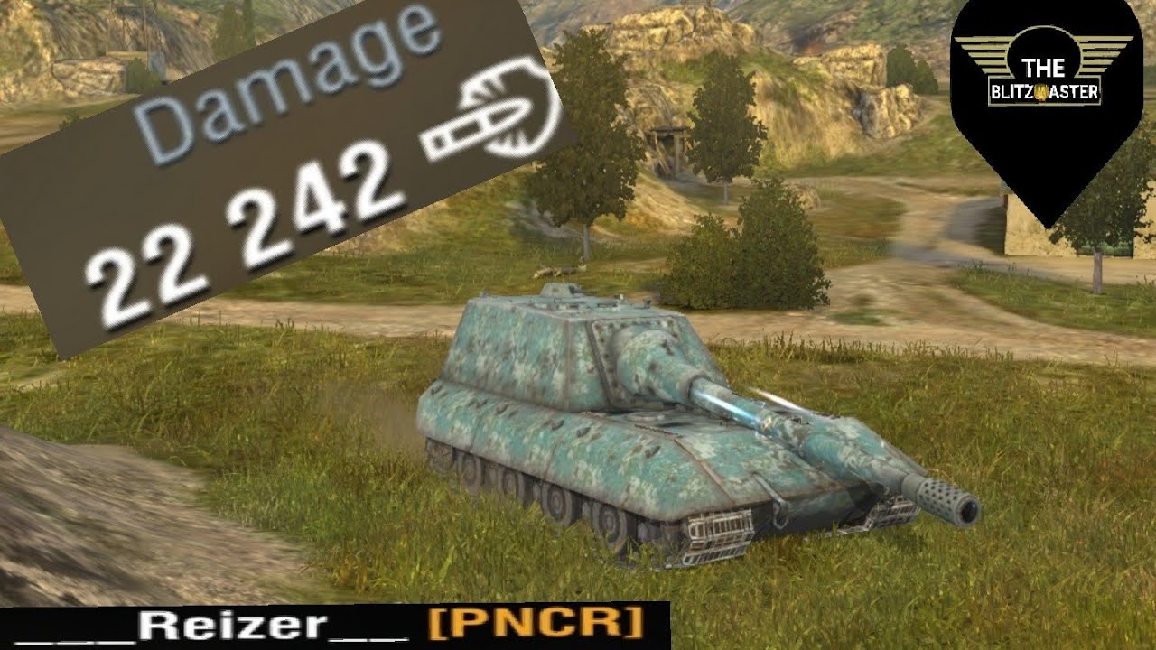 Jg.Pz E100  :  22242 damage  8 kills  Uprising World of Tanks Blitz