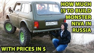 How much is to build offroad Lada Niva in Russia