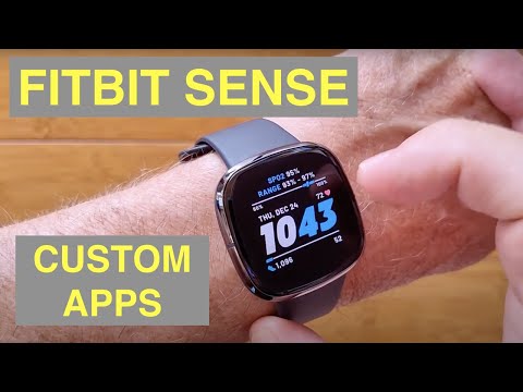 FITBIT SENSE Fitness Smartwatch Close Look at Mr. Ticks' Favorite FREE 3rd Party Custom Apps