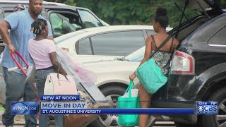 Students begin move in at St. Augustine, Shaw universities