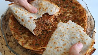 Muhteşem pizza (Lahmacun) Tarifi! Türk Yemeklerinin En İyisi