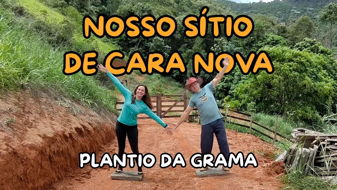 Você Não Vai Acreditar na DIFERENÇA que as PLACAS DE GRAMA Fazem na Entrada do Sítio