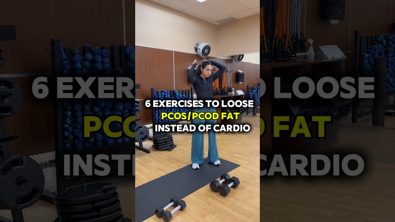 6 PCOS-Friendly Exercises to Lose Stubborn Fat (No Cardio Needed!)