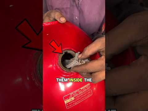 Rusty Fuel Tank Cleaning Trick That Actually Works😱