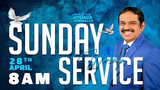 LIVE: SUNDAY WORSHIP SERVICE ఆదివారం ఆరాధన 28.04.2024 | 8AM JOSHUA GUMMALLA MINISTRIES | JGM | PGC |