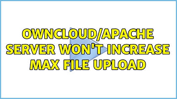 Owncloud/Apache Server won