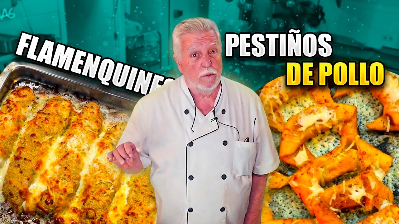 2 RECETAS INCREÍBLES con POLLO que tienes que probar 🤤 | Flamenquines y Pestiños