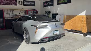 LC500 Armytrix Exhaust Cold Start