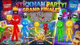 Stickman Party: Pro Gameplay vs 3 Hardest Bots [No Commentary] 🏆 screenshot 4