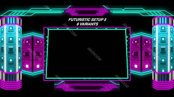 #122 Futuristic 5 Setup | 6 Variant | Led Mapping | By Musicom