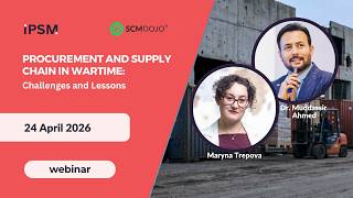 Webinar: Procurement and Supply Chain in Wartime. Challenges and Lessons.