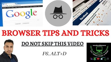 Google chrome tips and tricks ll keyboard shortcuts in browser ll Important video for internet users
