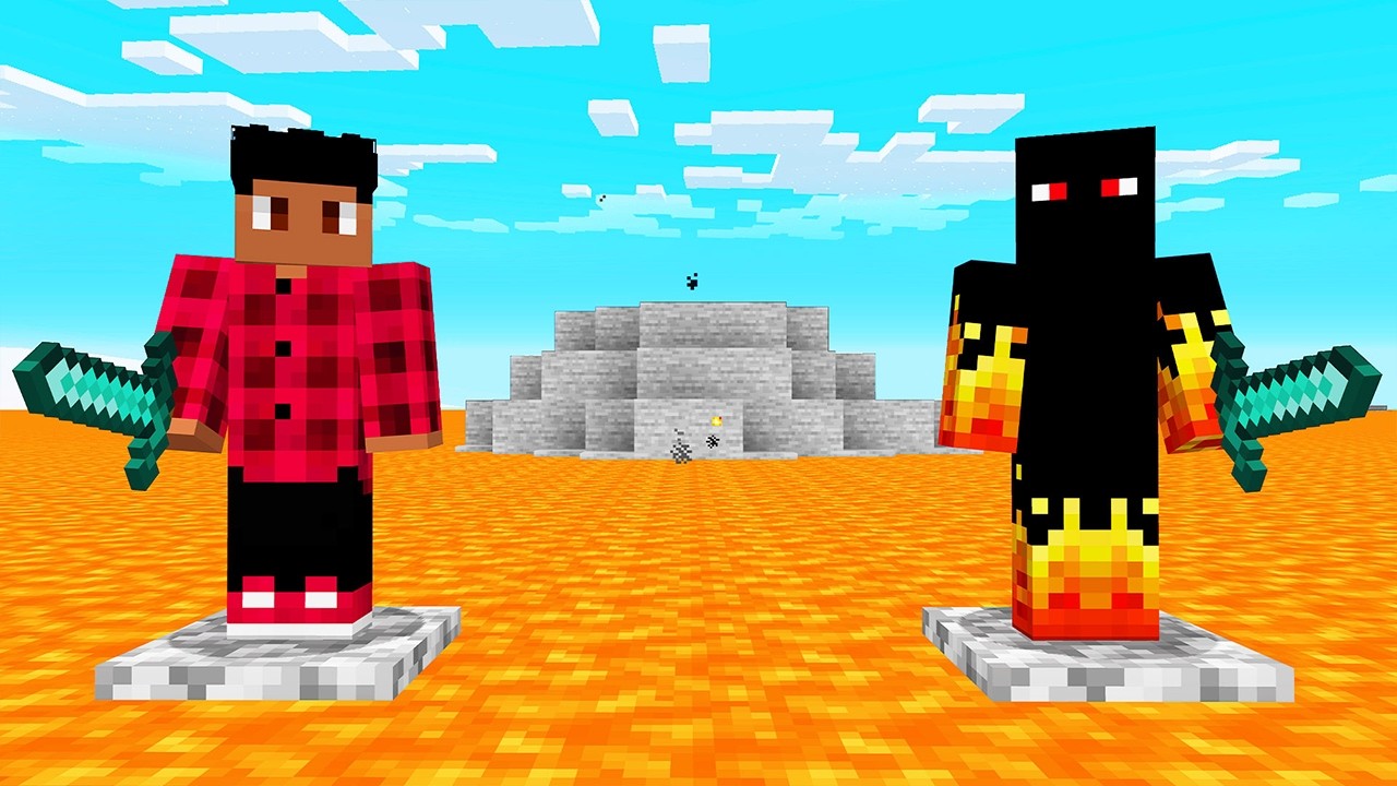 A Lava Sobe A Cada Minuto no Minecraft