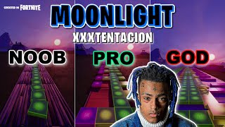 XXXTENTACION - MOONLIGHT - Noob vs Pro vs God (Fortnite Music Blocks) screenshot 4