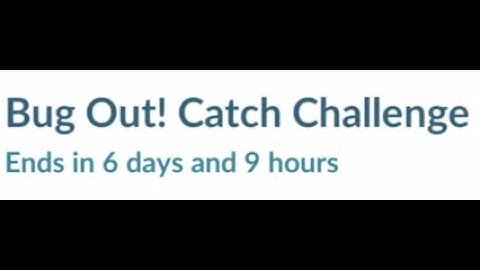 Bug Out! Catch Challenge (2/3)