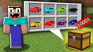 OPENING A $1000 CAR CHEST in Minecraft...