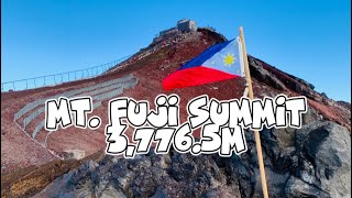 Guide to Mt  Fuji Summit 3,776 5m