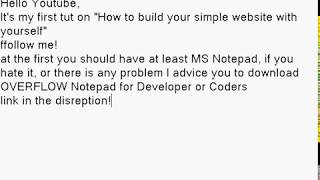 How to build your Website with OverFlow Notepad | Tutorial 1 screenshot 4