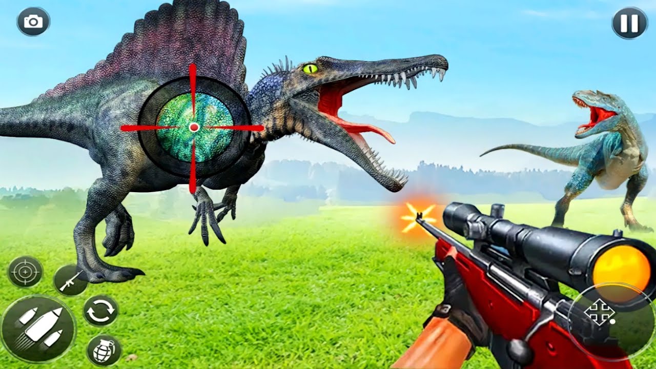 Dino Hunting Games - Wild Animal Hunter 3D - Android Gameplay