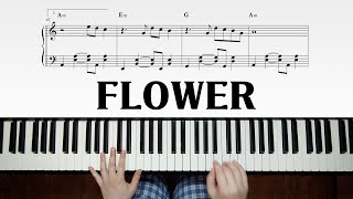  jisoo   flower  Piano Sheet 