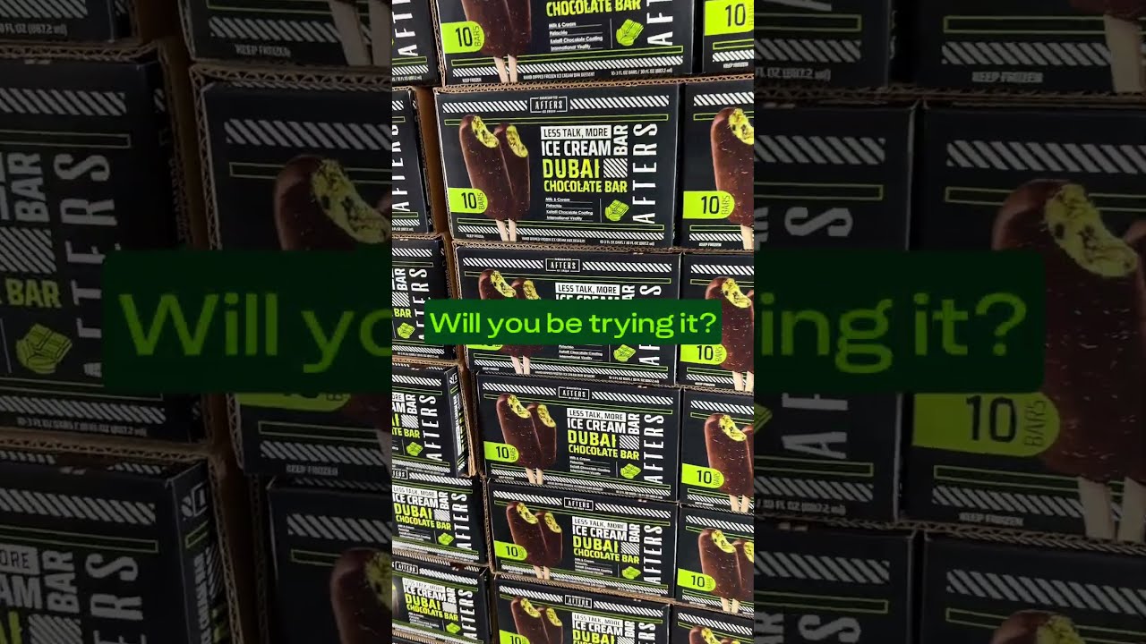 Costco S Dubai Chocolate Ice Cream Bars