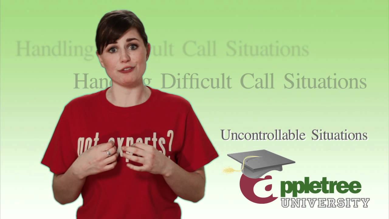 handling difficult situations