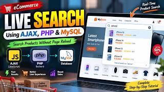 Live Search Using AJAX, PHP & MySQL  Real Time Search Without Page Reload
