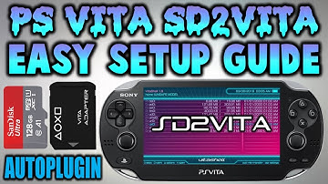 PS Vita EASY SD2Vita Setup! Autoplugin! 3.60/3.68/3.69/3.70!