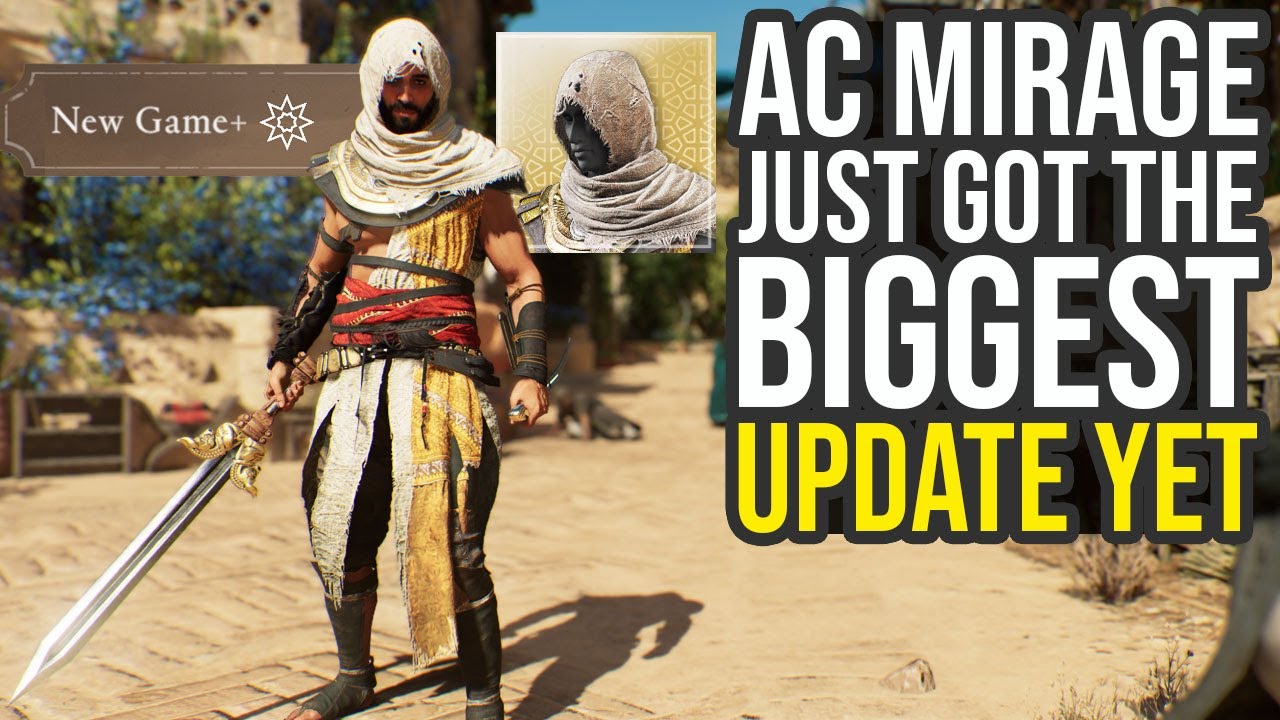 Assassin's Creed Mirage Update Today Adds New Game Plus, Parkour