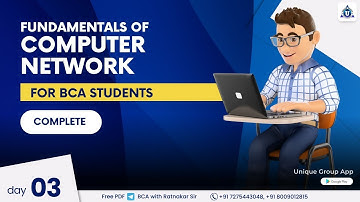 BCA online class || Fundamental of Computer Network || Computer Network || #BCA || Day- 03 ||