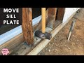 Move Sill Plate That Overhangs Foundation Wall