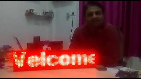 LED Scrolling Display with Android App