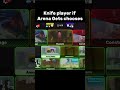 Knife player gets there favourite map #roblox #rivals