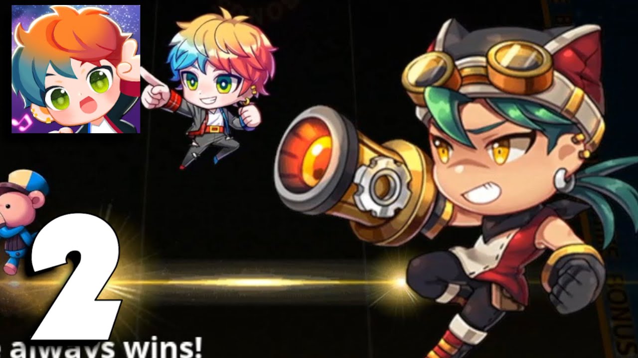 RhythmStar: Music Adventure - Rhythm RPG - Gameplay Part 2 Levels 5-8 (Android, iOS)