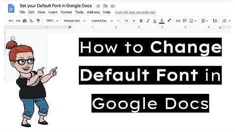 How to Change Default Font in Google Docs | Improve Accessibility & Readability with Lexend Font