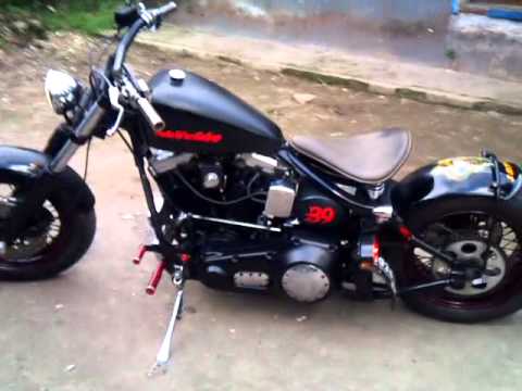 My Harley Davidson softail evo  custom YouTube