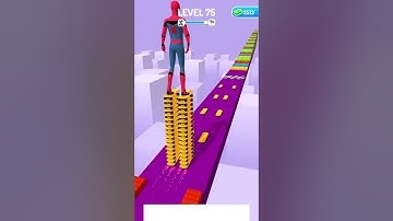 SPIDERMAN SKATER STACKER GAMEPLAY WALKTHROUGH   ANDROID,iOS MOBILE   ALL LEVELS   #SHORTS GAMES #4🔥