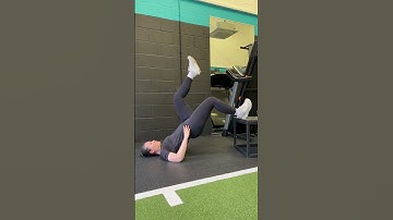 Single leg isometric hamstring bridge