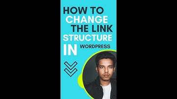 How To Change The WordPress Link Structure (Permalinks) #shorts