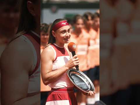 Grand Slam title No. 3! 🏆💫 #RolandGarros #tennis#sports