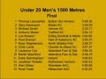 U20 Mens 1500m - AAA's Championships 2004