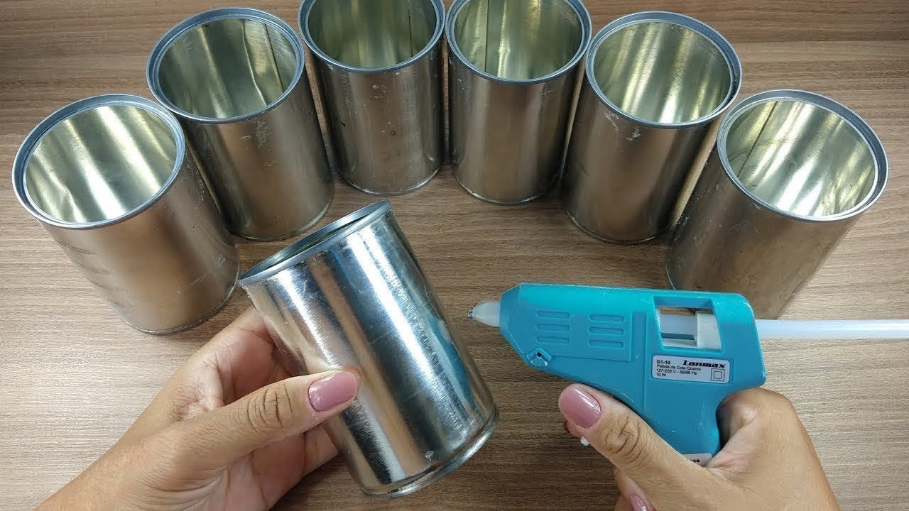 6 IDEIAS LINDÍSSIMAS COM LATAS RECICLADAS 💖