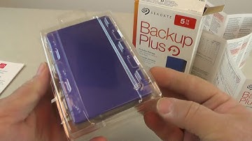 Seagate 5TB Backup Plus Review & Unboxing