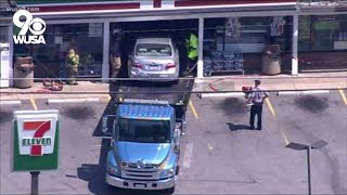 Car crashes into 7-Eleven in Alexandria