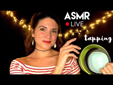 ASMR LIVE Tapping On Various Surfaces