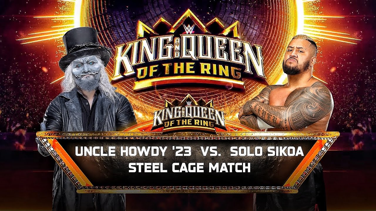 Uncle Howdy Vs Solo Sikoa - Steel Cage Match At WWE Night Of Champions