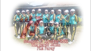 Semarak 17 Agustus 2022 | Gerak Jalan Tingkat Umum | PKM Paray_Kab. Biak Numfor